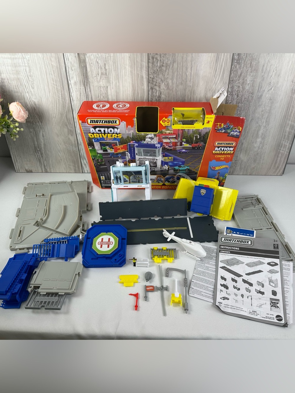 Rare 2021 Matchbox Action Drivers -Police Station Dispatch **see description**